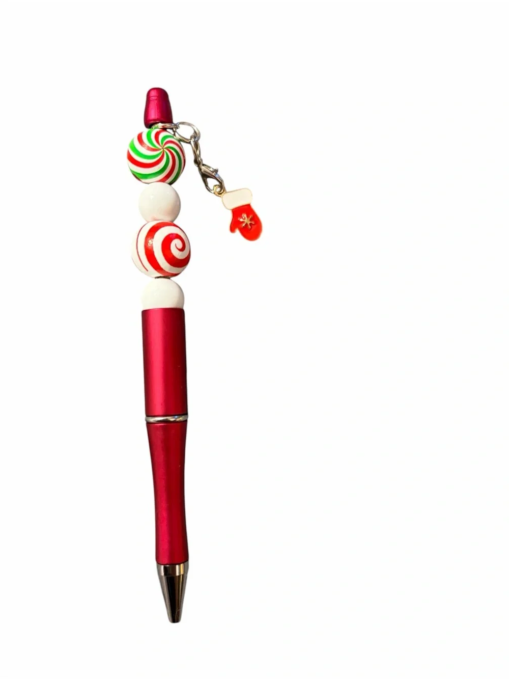 Christmas Charm Beaded Pens